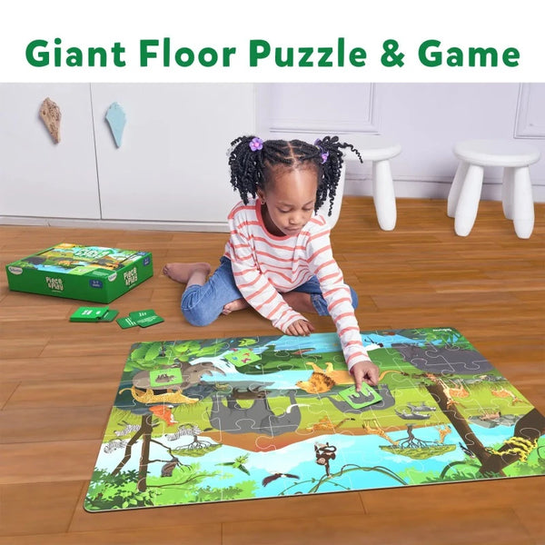 animal themed floor puzzle for kids