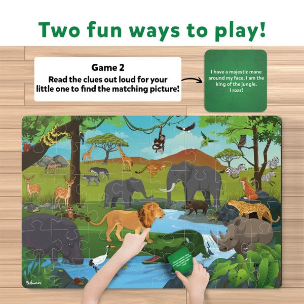 2 Animal inpired game in 1 puzzle