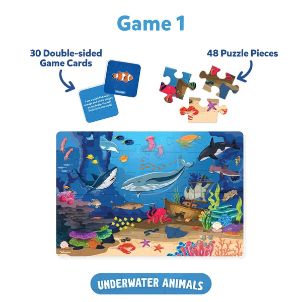 Piece & Play: Combo | Floor Puzzle & Game (ages 3-7)