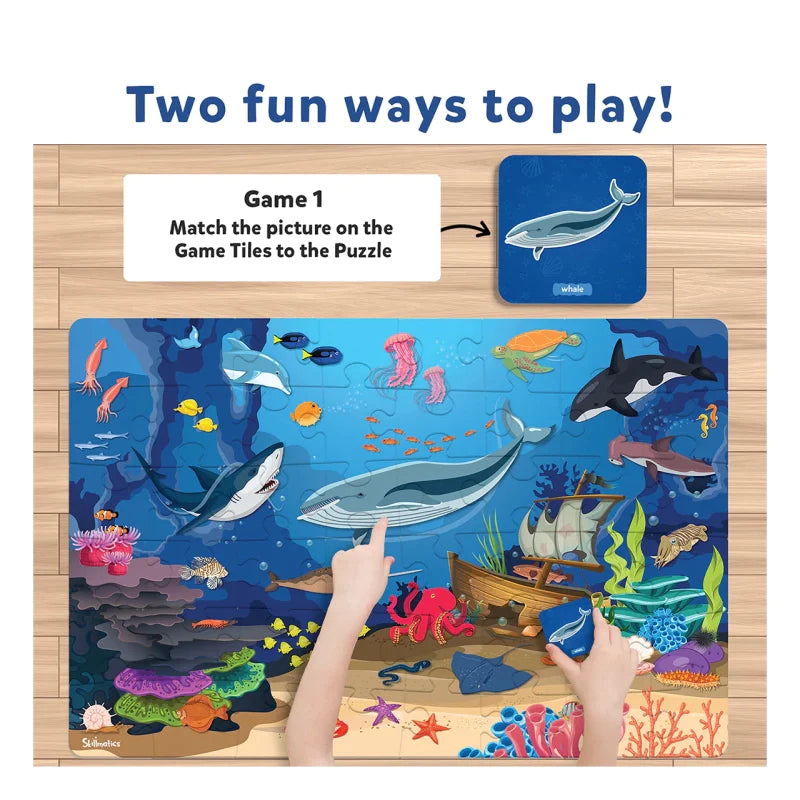 Piece & Play: Combo | Floor Puzzle & Game (ages 3-7)