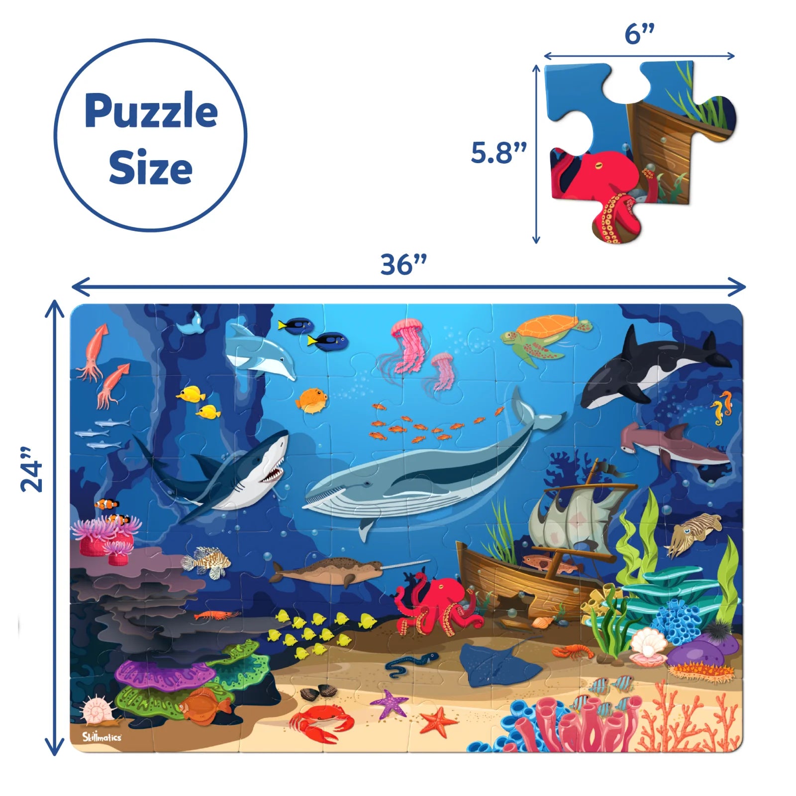 Piece & Play: Combo | Floor Puzzle & Game (ages 3-7)