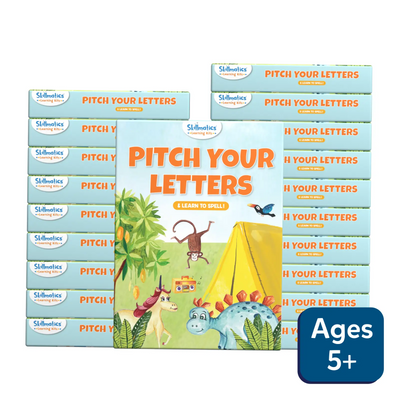 Pitch Your Letters - & Learn to Spell | Pack of 20  (ages 5+)