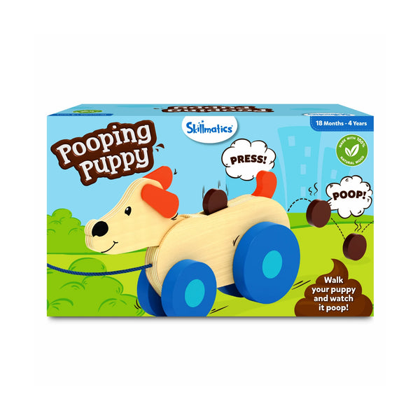 Pooping Puppy | Pull-along Toddler Toy (18 months+)