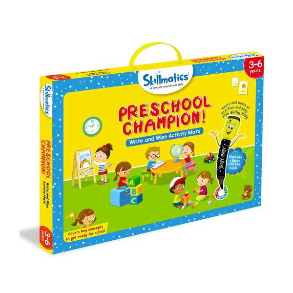 Preschool Champion | Reusable Activity Mats (ages 3-6)