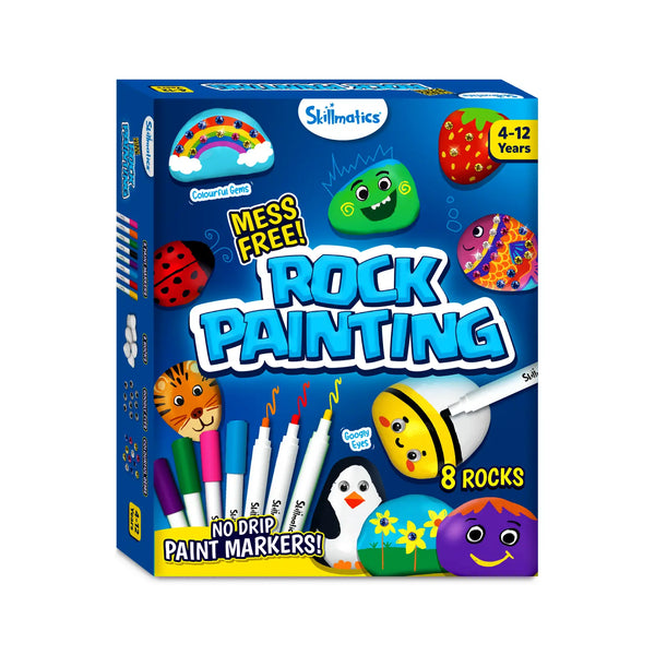 Rock Painting Kit | No Mess Art & Craft Activity (ages 4-12)