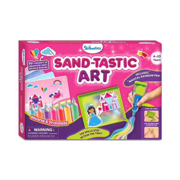 Sand-Tastic Art Unicorns & Princesses | Controlled-Mess Sand Art (ages 4-10)