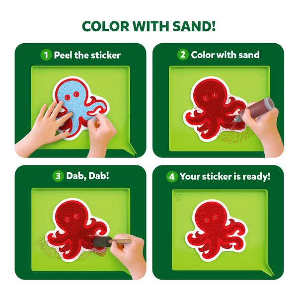 Sand-Tastic Art Animals | Controlled-Mess Sand Art (ages 4-10)