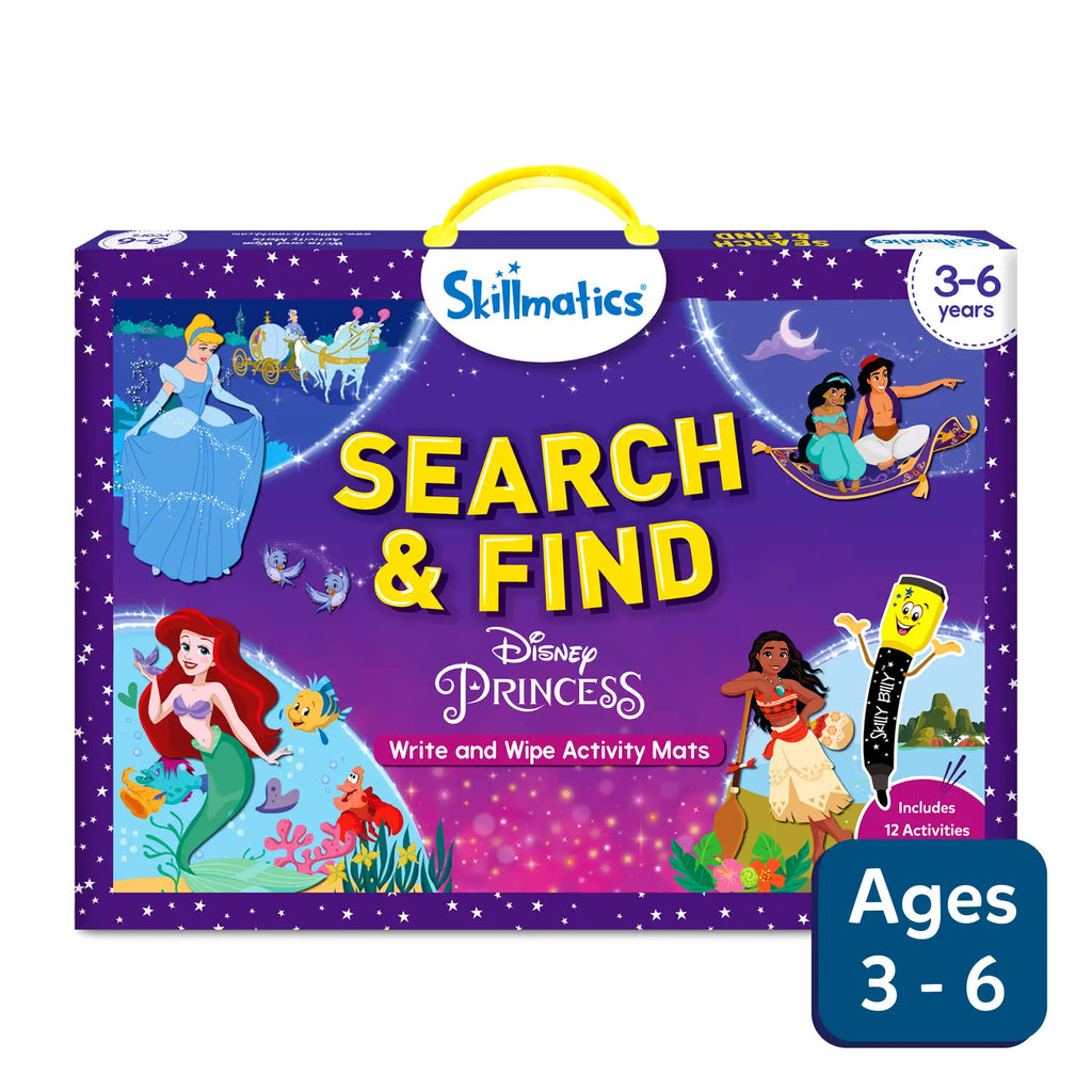 Search & Find Disney Princesses | Reusable Activity Mats (ages 3-6)