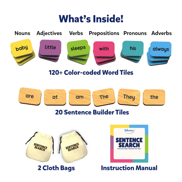 Sentence Search | Sentence Building Activity (ages 5-8)