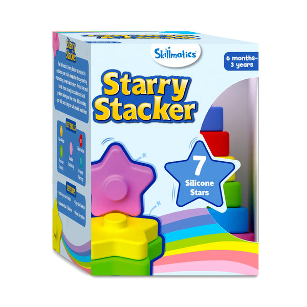 Starry Stacker | Silicone Stacking Toy (Ages 6 months - 3 years)