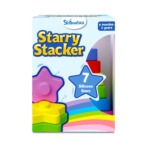 Starry Stacker | Silicone Stacking Toy (Ages 6 months - 3 years)