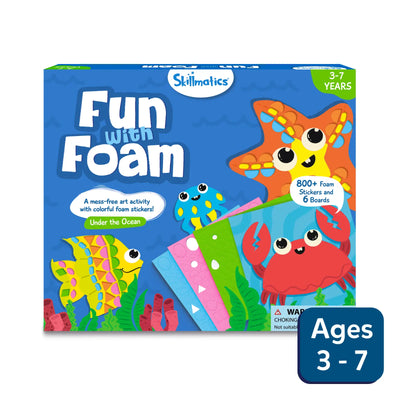 Fun with Foam: Under the Ocean | 3D Sticker Activity (ages 3-7)