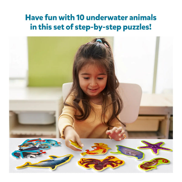 Step By Step Puzzle: Underwater Animals (ages 3+)