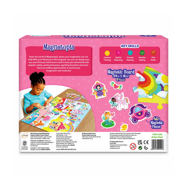 Magnetopia - Princess & Unicorn Land! | Interactive Pretend Play Set (ages 3-7)