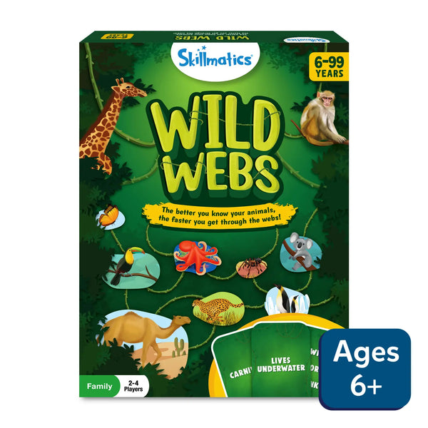 Wild Webs | Animal Learning Board Game (ages 6+)