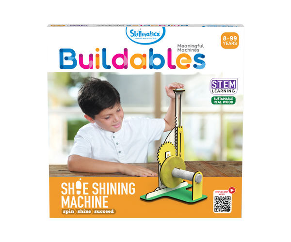 Buildables Shoe Shining Machine | STEM Construction Toys (ages 8+)