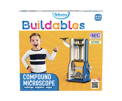 Buildables Compound Microscope | STEM Construction Toys (ages 8+)