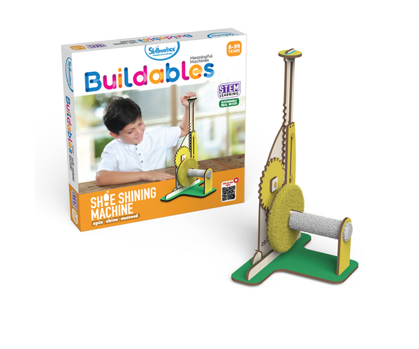 Buildables Shoe Shining Machine | STEM Construction Toys (ages 8+)