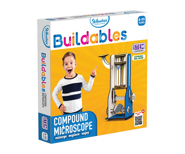 Buildables Compound Microscope | STEM Construction Toys (ages 8+)