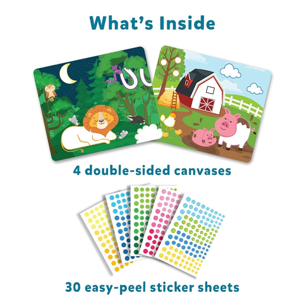 Dot it! - Wild, Farm & Underwater Animals | No mess sticker art (ages 3-7)