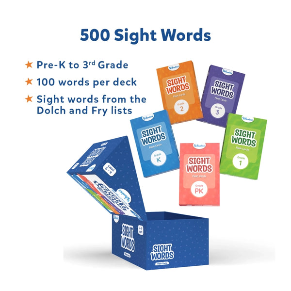 Flash Cards: Sight Words (ages 4-9)