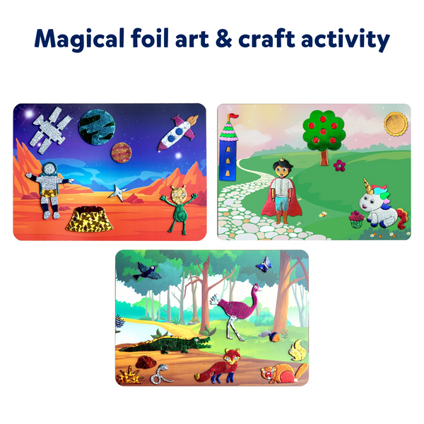 Foil Fun: Mega Bundle | No Mess Art Kit (ages 4-9)