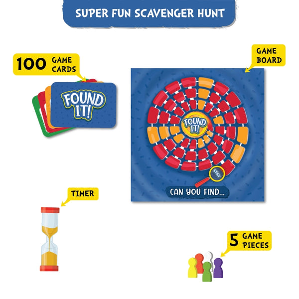 Found It Board Game | Smart scavenger hunt (ages 6+)