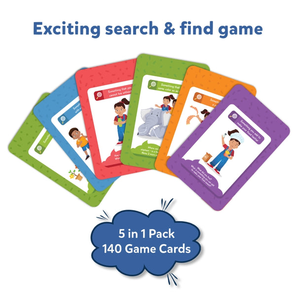 Found it Megapack (5 in 1) | Smart Scavenger hunt (ages 4-7)