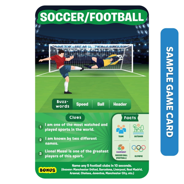 Guess in 10: World Of Sports | Trivia card game (ages 6+)