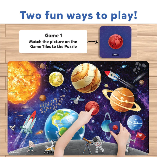 Piece & Play: Up In Space | Floor Puzzle & Game (ages 3-7)