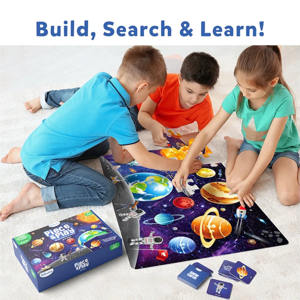 Piece & Play: Up In Space | Floor Puzzle & Game (ages 3-7)