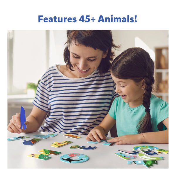 The Animal Alphabet |  Fun & Educational 52 Piece Jigsaw Puzzle (ages 3-6)