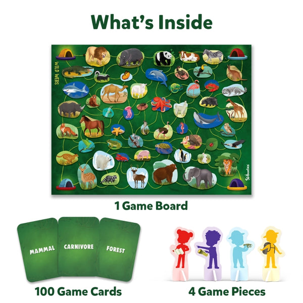 Wild Webs | Animal Learning Board Game (ages 6+)