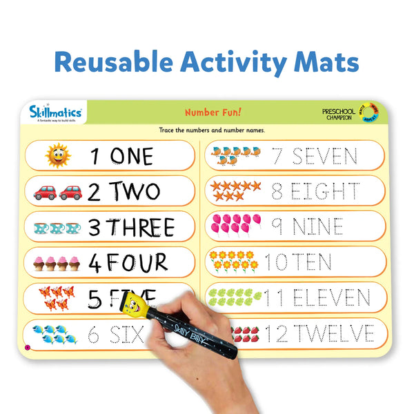 Playful Learning Adventures | Reusable Activity Mats Combo (ages 3-6)