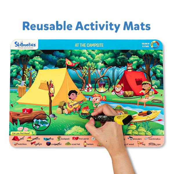 Playful Learning Adventures | Reusable Activity Mats Combo (ages 3-6)